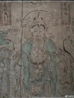 佛头寺
寺内壁画
佛头寺大殿在国保名单中断代为宋，内有的二十四尊天壁画。二十四尊天或二十尊天是佛教美术中的常见题材，或是彩塑或是壁画，现存寺院中还有不少，从二十四诸天组合来看，壁画年代似乎应该早于明或至少在明初 ​​​​