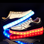 Sapatos leves, sapatos leves LED, sapatos leves coloridos