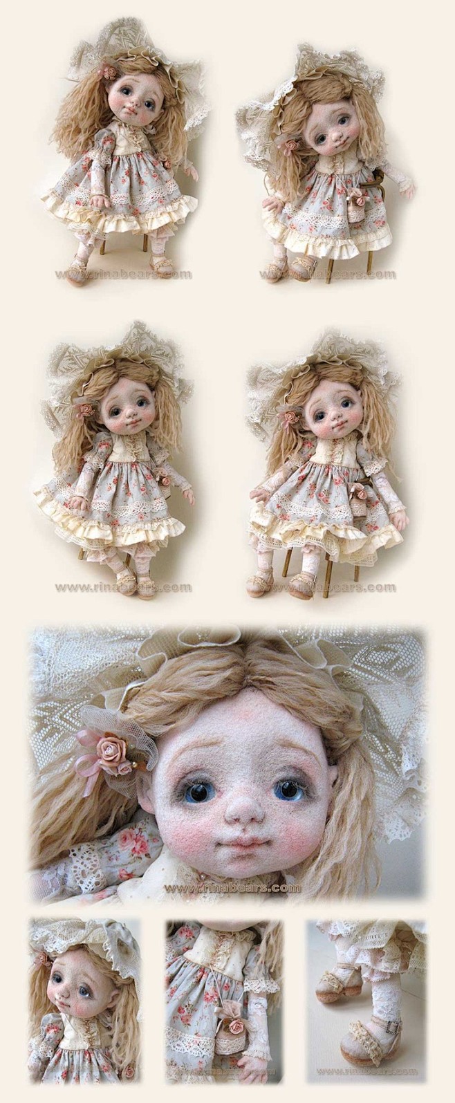 Needle felted Manon