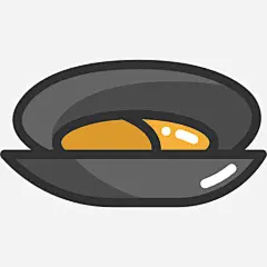 贻贝图标高清素材 动物 海洋生物 海洋食品 贻贝 软体动物 食品 食品和餐厅 免抠png 设计图片 免费下载