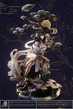 火影忍者 国风 镜花水月 日向雏田模型 - 角色/人物/生物 - 作品模型 - CG模型网
