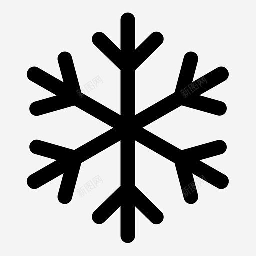 雪花冷冻图标 免费下载 页面网页 平面电...