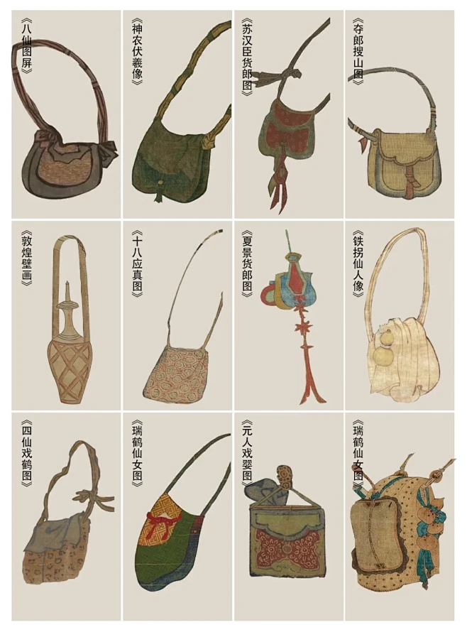 古画包包鉴赏｜古人的时尚，一篇全有！收藏 - 小红书