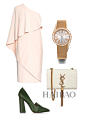 Givenchy‎连衣裙
Tory Burch高跟鞋
Saint Laurent手袋
伯爵 (Piaget) Limelight Gala系列腕表