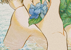 芜意·采集到日系复古少女插画