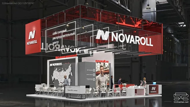 【Novaroll】展台设计分享 – 52展览设计-花瓣网