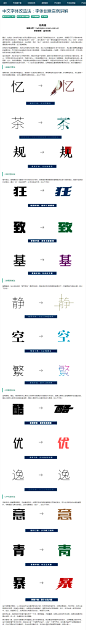 中文字体改造法：字体创意实例讲解 : PS笔刷吧-笔刷免费下载