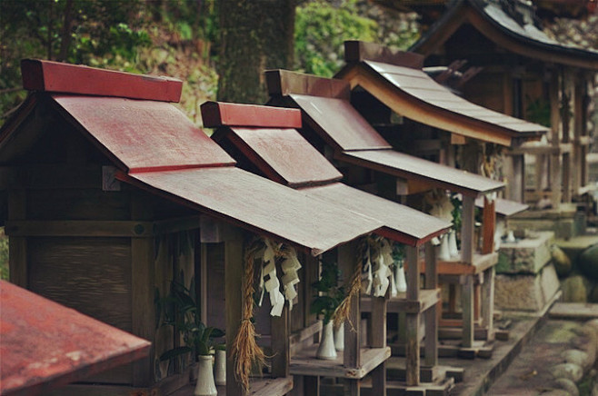 摄末社是日本神道教的一种宗教场所，指在神...