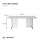 亚克力岩板餐桌小户型家用餐椅现代简约奶油风北欧悬浮餐桌长方形-淘宝网