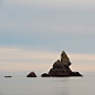 Church Rock : A study over the last year of Church Rock. Church Rock is so called because it resembles a submerged church at high tide, Church Rock is just below the low water level line at Broad Haven beach on the south Pembrokeshire coast to the west of