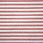 Woven Striped Ticking from James Thompson and Co. Inc. - Red / Cream : Striped cotton ticking in red and cream from James Thompson & Co. About this fabric: Ticking is a tightly woven twill fabric that often has the same weight and feel of denim. Origi