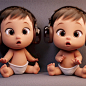 Storks, Babies!, Christopher Wright : Nothing like modeling babies! I'm responsible for the modeling. Texture, look, light, and render by Sony Pictures Imageworks.