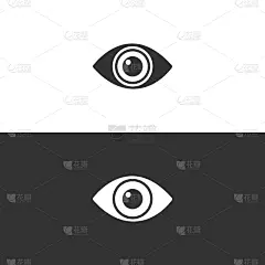 焦点,计算机图标,动物躯干,动物眼睛,黑白图片,白色,商务,人,概念,感知