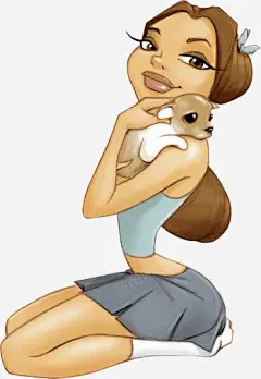 手绘欧美美女美女图标高清素材 网页 设计图片 免费下载 页面网页 平面电商 创意素材 png素材