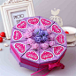 维多蔓 新品婚庆婚礼 结婚喜糖盒 紫色蛋糕型糖果盒 欧式个性创意-tmall.com天猫