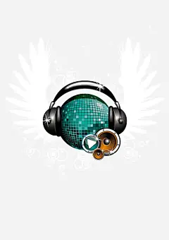 音乐海报素材_新图网 https://ixintu.com 梦想舞台 翅膀 音乐 耳机