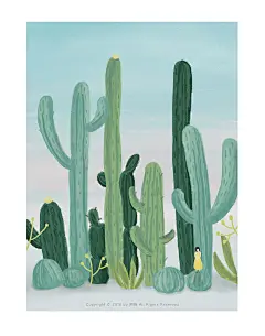 2019治愈插画台历：梦的名字