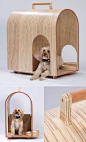 A group of designers & architects including Ivan Djidev, Zaha Hadid, CLA Architects, TLA Studio London & Spark architects have designed one-off doghouses for BowWow Haus London exhibition. About 65 canine shelters are on show until April 26, 2018.