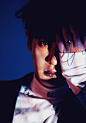 朴灿烈#EXO#正规三辑《#EX’ACT#》《#Monster#》、《#LuckyOne#》！专辑预告照单人版