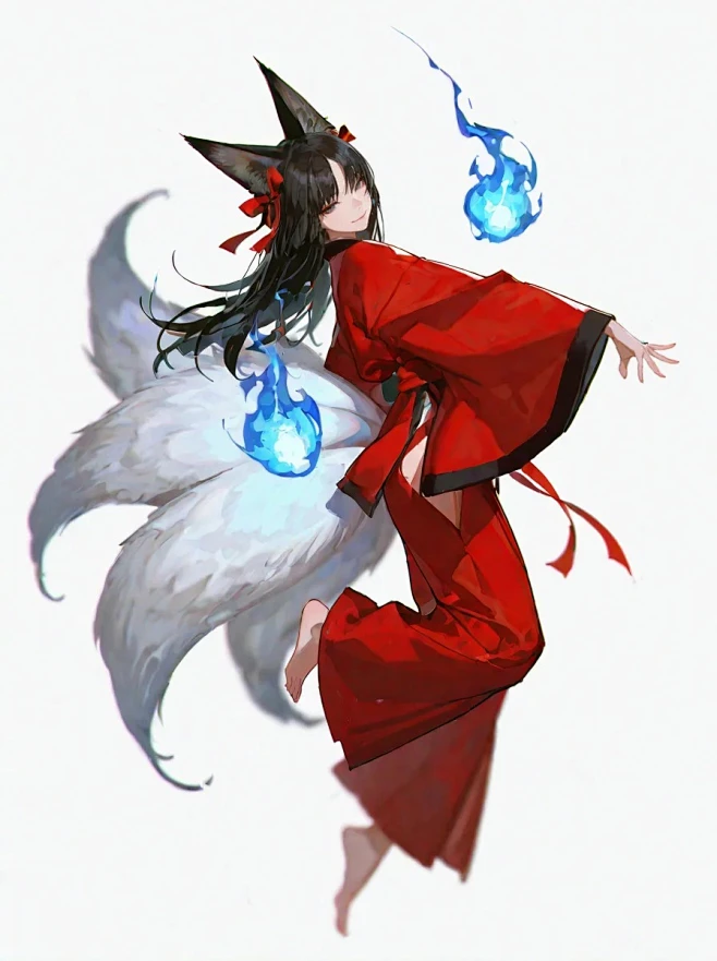 狐火_7_疾风烈酒(AI绘画)_来自小红书网页版-花瓣网