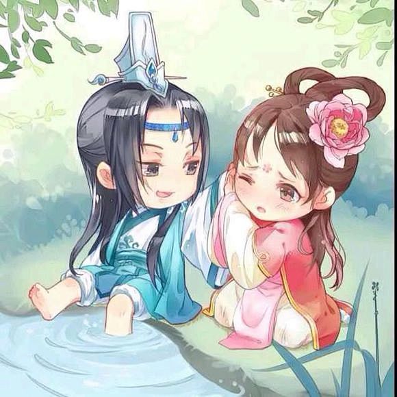 14:36:44q班古风场景人物图q版咕咕想喝奶茶该采集也在以下画板加载