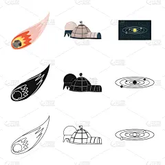 技术,天文学,云,行星,天空,科学,星系,分离着色,探险,收集