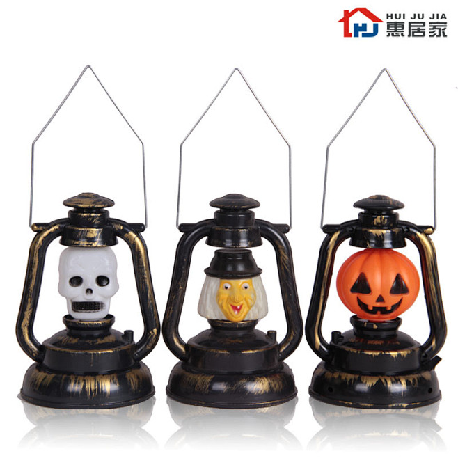 万圣节用品 万圣节马灯 鬼叫发光南瓜灯 ...