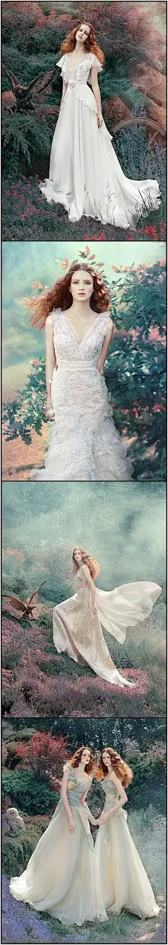  摄影 配饰/饰品 插画/手绘 婚纱/婚礼 美女 梦幻礼服，，宛如身处仙境般【图集】&lt;br/&gt;