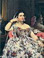 作　　者：让-奥古斯特-多米尼克·安格尔 - Jean-Auguste-Dominique ingres
作品名称：玛丽-柯罗蒂尔德-伊内·穆瓦特西耶夫人 - madame marie-clotilde-ines moitessier
作品尺寸：120 x 92.1 cm
作品年代：1856
作品材质：布面油画
现收藏于：英国国家美术馆