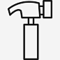 锤子轮廓工具和用具自己动手 https://88ICON.com 锤子轮廓 工具和用具 自己动手