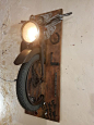 Amazing Wall Lamps Made with Recycled Motorbike Parts 2 - Wall Lamps & Sconces - iD Lights