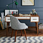 Love this chair. Mid-century desk is really nice too.: 