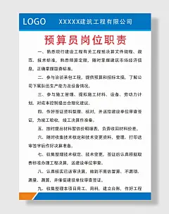 工地牌图职责海报