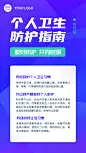 融媒体疫情防控卫生防护指南手机海报