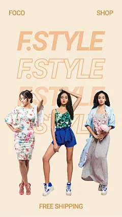 Fashion Style Women's Wear Ecommerce Story
