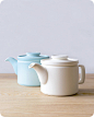 【Simple Style】日本直送ZAKKA☆质朴简约水色陶器茶壶 4色 预订  原创 设计 新款 2013 正品 代购  淘宝