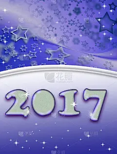 新年前夕,2017年,春节,垂直画幅,贺卡,夜晚,绘画插图,新年,明亮,想法