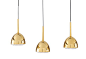 ligne roset: BRASS BELL suspeding lamp 