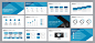 Business presentation design concept with infographic elements Premium Vector