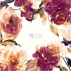 贺卡与水彩花手工制作