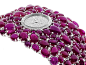 DeLaneau Grace Ruby jewellery watch，#2013#