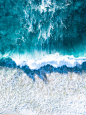 澳大利亚西海岸沙滩无尽的美丽白色沙滩背景图
