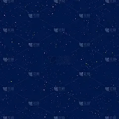 星空无缝图案，飞溅手绘宇宙和银河可重复图案。点，喷漆在黑暗的背景，矢量宇宙无缝背景。星空上点缀着斑点