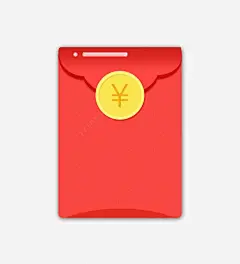 手绘红包png免抠素材 平面电商 创意素材 png素材