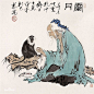当代国学大师范曾画作欣赏