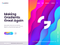 Grabient - Landing Page typography pattern illustration gradient logo landing ux ui website