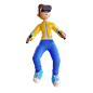【素材来源：网络】C4D 元素 立体 人物 装饰 3D png 免扣 卡通 商业 地产