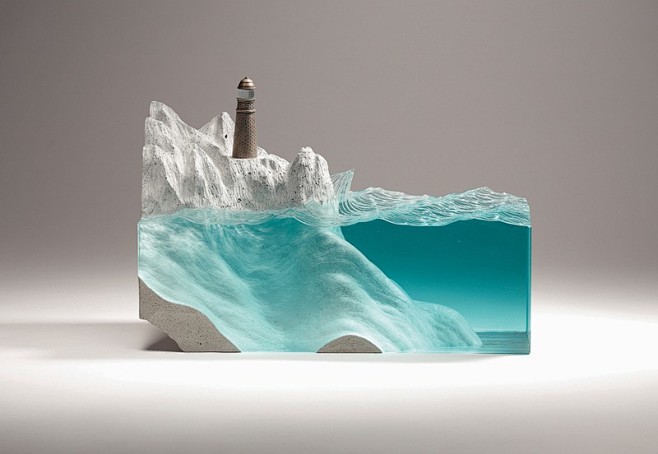 艺术家Ben Young用混凝土和玻璃制...