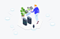 AR Blockchain平台立体图
