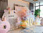 女孩芭蕾兔主题生日宴气球布置苏州宝宝百日周岁十岁上门服务-淘宝网